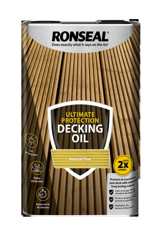 Ronseal Ultimate Protection Decking Oil 5L - Natural Pine