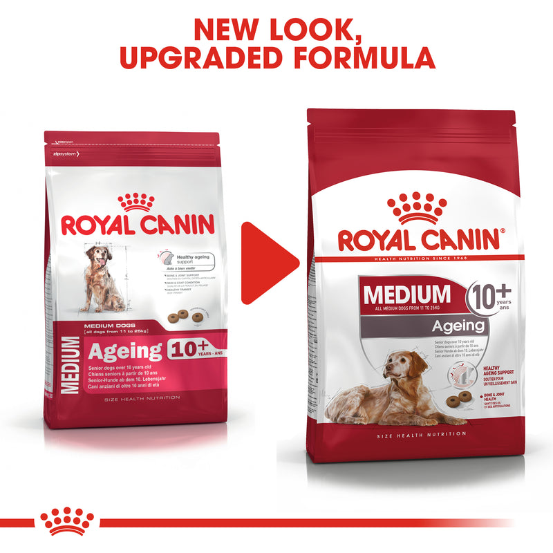 Royal Canin Medium Ageing 10+ Senior Dry Dog Food, 3kg