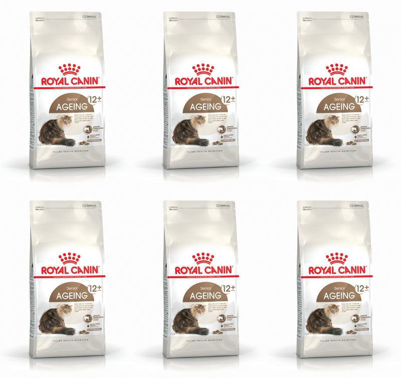 Royal Canin Ageing 12+ Adult Dry Cat Food, 2kg x 6 Pack