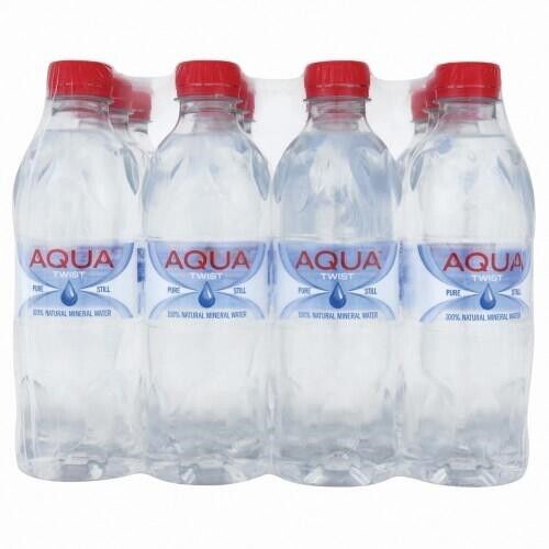 Aqua Twist 100% Natural Spring Water, 12 x 500ml