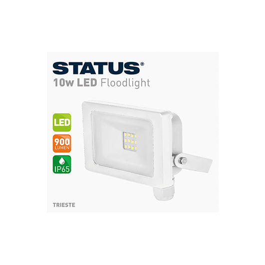 Status Trieste - 10w LED - White - Flood Light