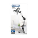 Status Valencia - Silver - Angled Desk Lamp - E27