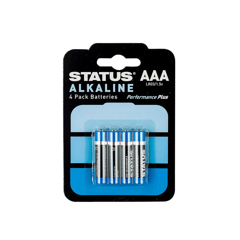 Status AAA - Alkaline - Batteries, 4 Pack