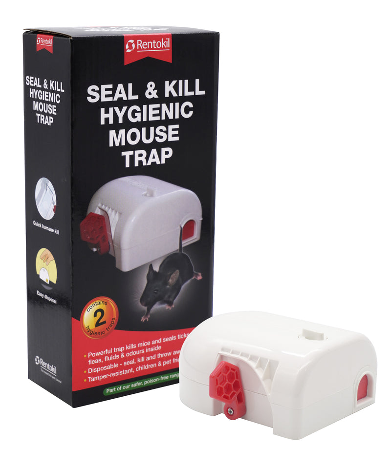 Rentokil Seal & Kill Hygienic Mouse Trap