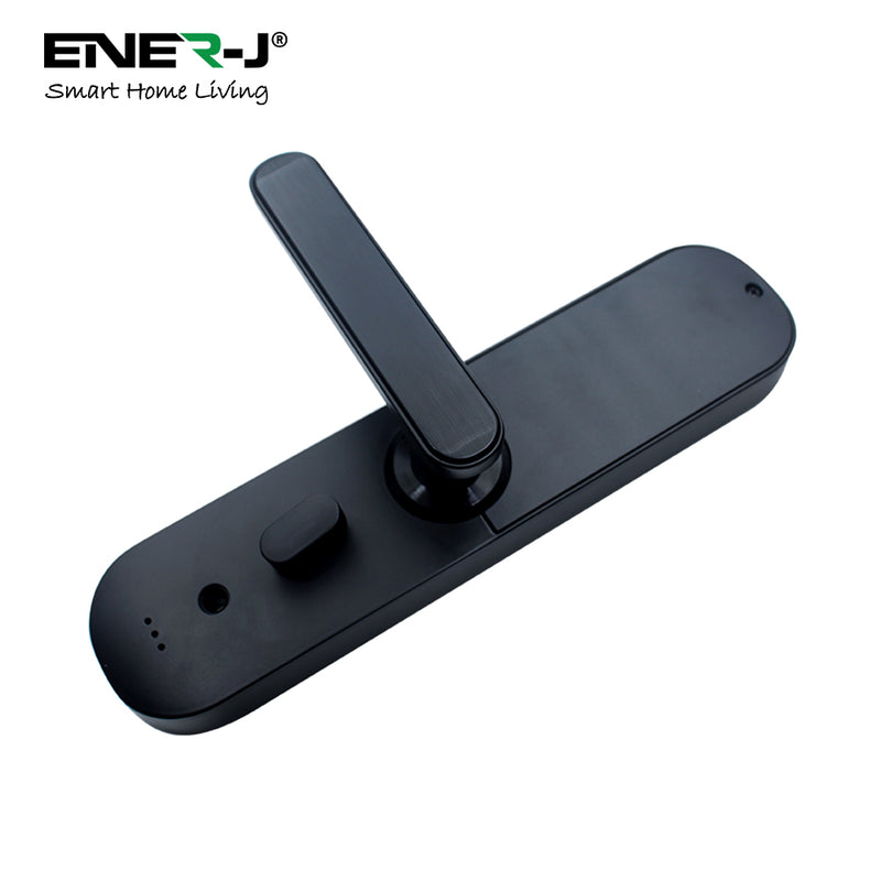 Ener-J Smart Wi-Fi Doorlock Set (includes 3 Physical Keys and 3 RFID Card) Black - Left Handle