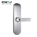 Ener-J Smart Wi-Fi Doorlock Set (includes 3 Physical Keys and 3 RFID Card) Silver - Right Handle