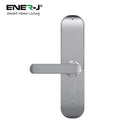 Ener-J Smart Wi-Fi Doorlock Set (includes 3 Physical Keys and 3 RFID Card) Silver - Left Handle