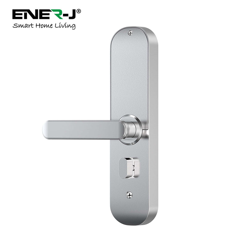 Ener-J Smart Wi-Fi Doorlock Set (includes 3 Physical Keys and 3 RFID Card) Silver - Left Handle