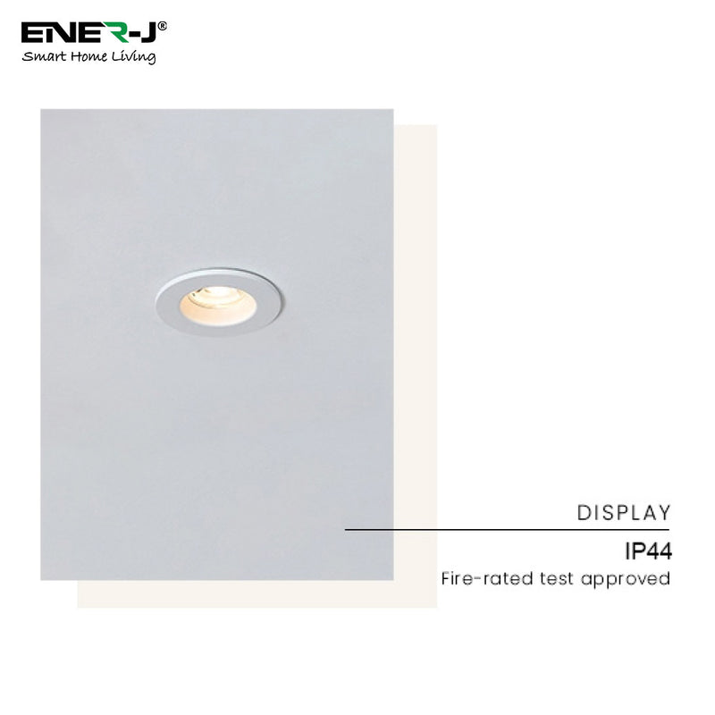 Ener-J Smart Wi-Fi Fire Rated Downlight, 8W, CCT Changeable & Dimming