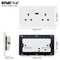 Ener-J Smart Wi-Fi 13A Wi-Fi Twin Wall Sockets with single USB. Push button