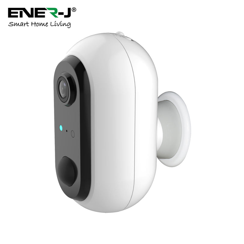 Ener-J Smart Wireless 1080P Battery Camera with 2 pcs 18650 Battery, ENERJSMART APP