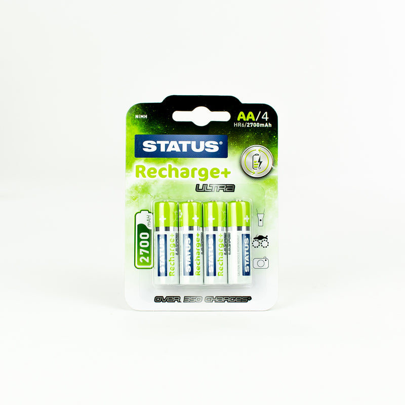 Status AA2700 - NiMH - Rechargeable -  Batteries, 4 Pack