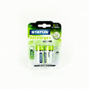 Status C2500 - NiMH - Rechargeable - Batteries, 2 Pack
