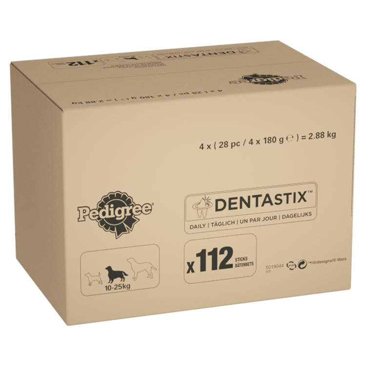 Pedigree DentaStix Daily Dental Chews Medium Dog 112 Sticks