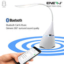 Ener-J LED Table Lamp with Bluetooth Speaker - White