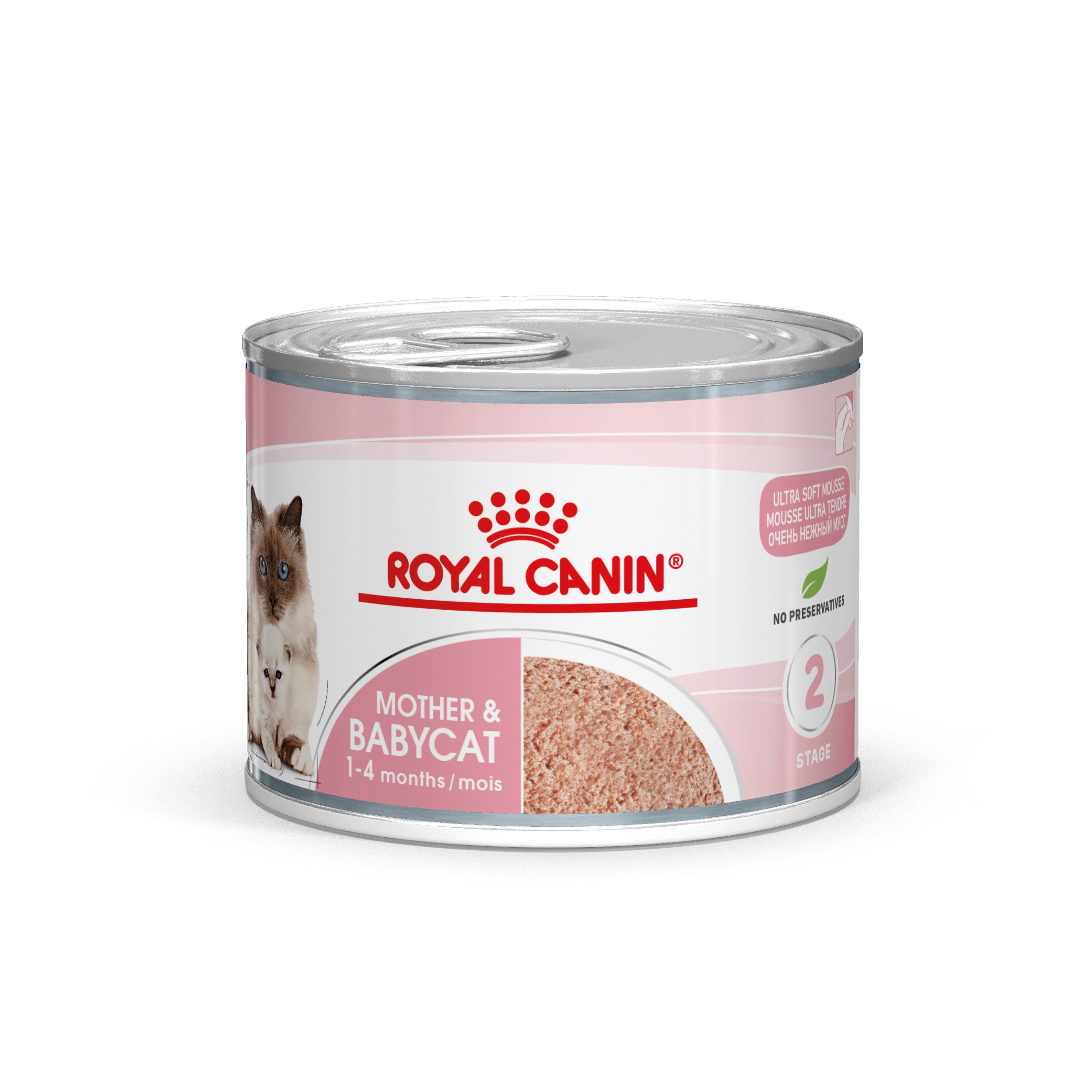Royal Canin Mother And Babycat Adult And Kitten Wet Food Mousse, 195g x 12 Pack