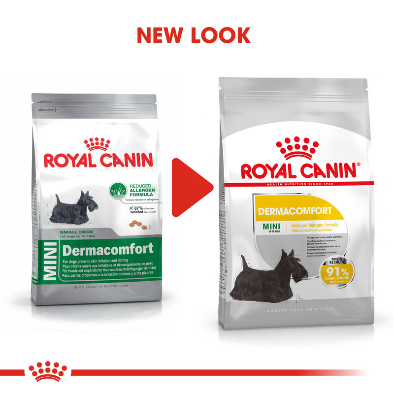 Royal Canin Mini Dermacomfort Adult Dry Dog Food, 3kg x 4 Pack