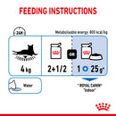 Royal Canin Indoor Sterilised In Gravy Adult Wet Cat Food, 85g x 12 Pack