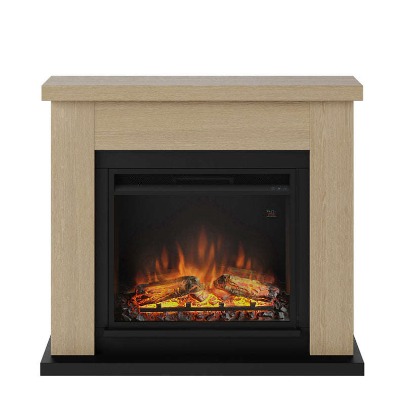 Tagu Frode Fireplace Frame, Natural Oak