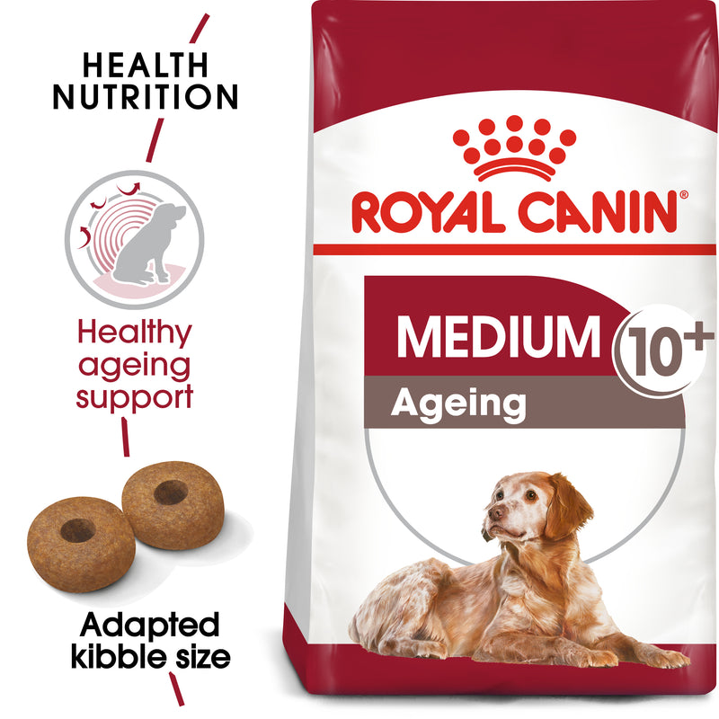 Royal Canin Medium Ageing 10+ Senior Dry Dog Food, 3kg