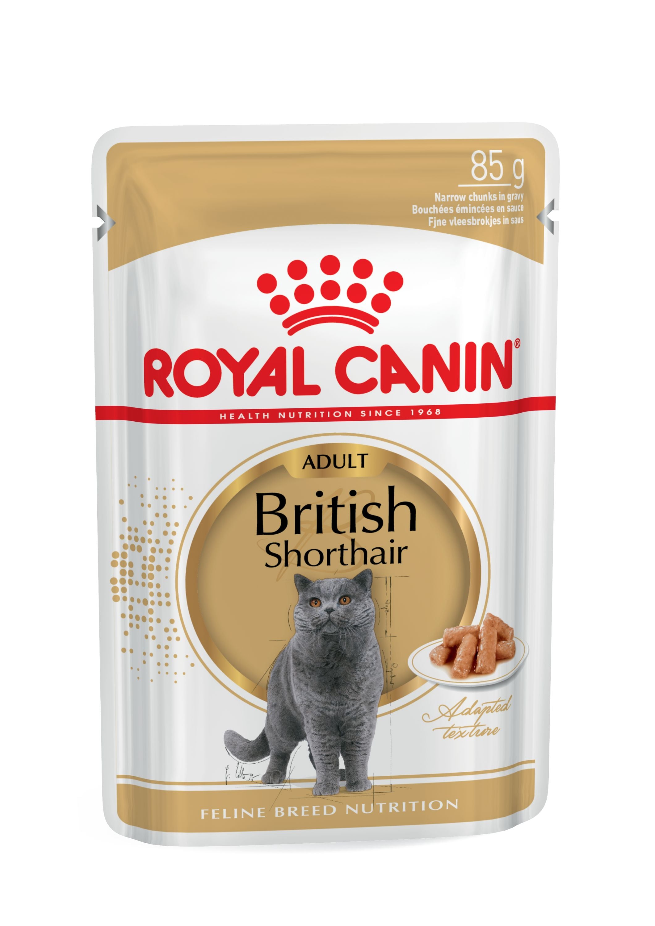 Royal Canin British Shorthair in Gravy Adult Wet Cat Food, 85g x 12 Pack
