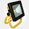 Eterna 10W IP44 Yellow Economy Rechargeable LED Floodlight
