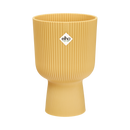 Elho Vibes Fold Coupe 14 - Flowerpot - Butter Yellow - Indoor! - Ø 13.90 x H 21.00 cm