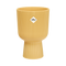 Elho Vibes Fold Coupe 14 - Flowerpot - Butter Yellow - Indoor! - Ø 13.90 x H 21.00 cm
