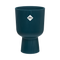 Elho Vibes Fold Coupe 14 - Flowerpot - Deep Blue - Indoor! - Ø 13.90 x H 21.00 cm