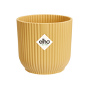 Elho Vibes Fold Round Mini 7 - Flowerpot - Butter Yellow - Indoor! - Ø 7.00 x H 6.50 cm