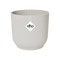 Elho Vibes Fold Round 16 - Flowerpot - Silky White - Indoor! - Ø 16.14 x H 14.78 cm