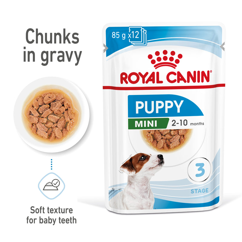 Royal Canin Mini Puppy in Gravy Wet Food, 85g