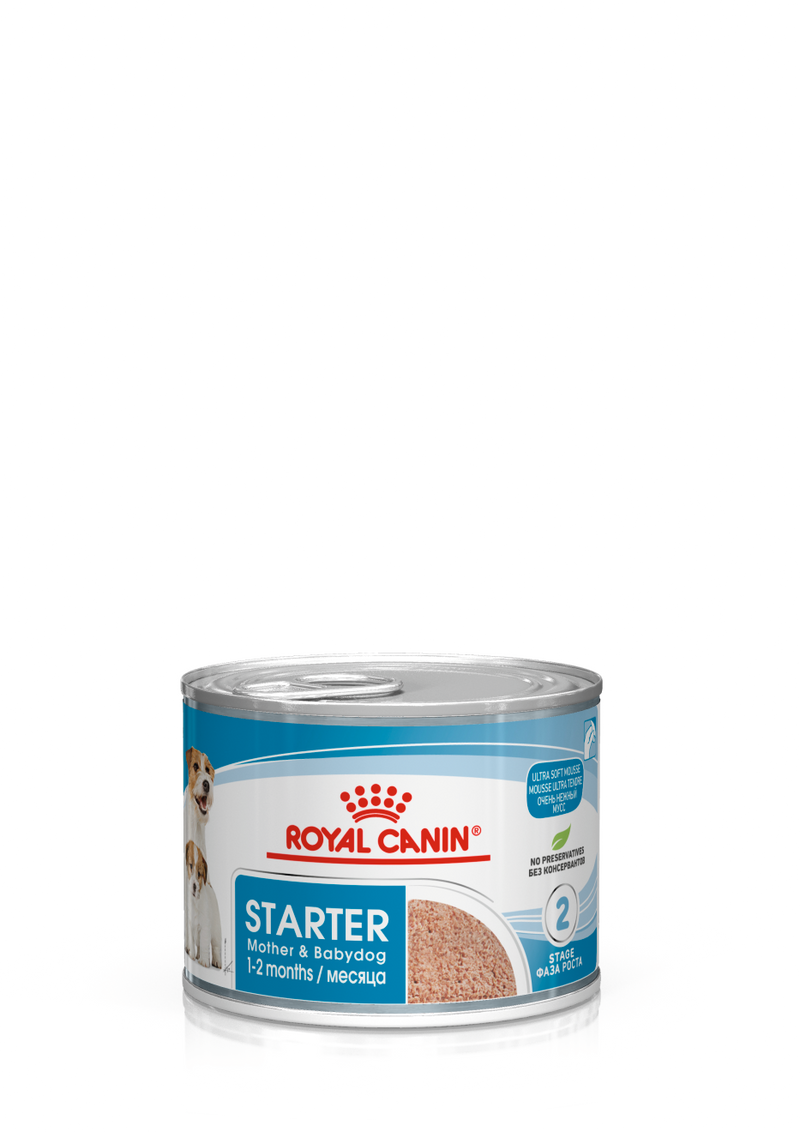 Royal Canin Starter Mother & Babydog Adult and Puppy Wet Food Mousse, 195g