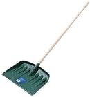 Garland Green Snow Shovel with Wooden Handle