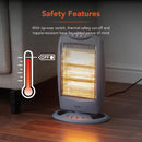 Warmlite 1200W Grey Halogen Heater