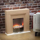 Warmlite York Fireplace Suite, Beech