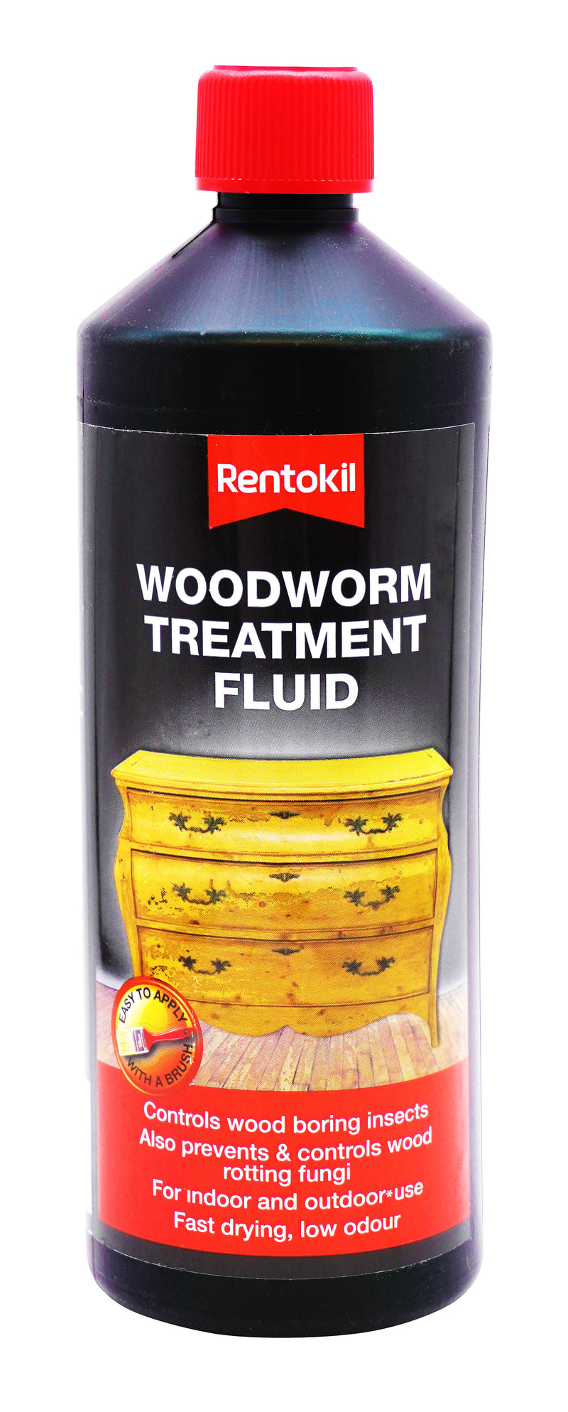 Rentokil Woodworm Treatment Fluid - 1 Litre