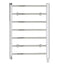 Creda 80W Seven Rail Ladder Towel Rail - Chrome