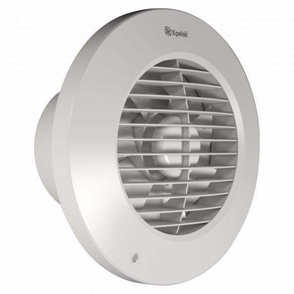 Xpelair Simply Silent Two Speed Axial Fan 150mm Round Grille-Front Standard