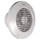 Xpelair Simply Silent Two Speed Axial Fan 150mm Round Grille-Front with Timer