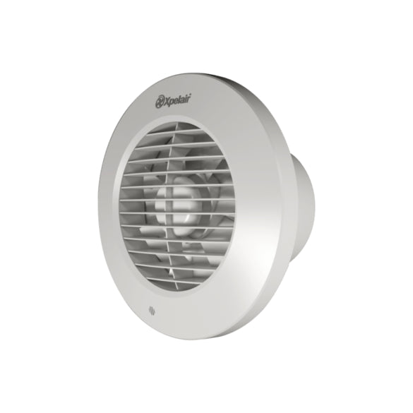 Xpelair Simply Silent Two Speed Axial Fan 150mm Round Grille-Front with Timer