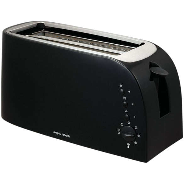 Morphy Richards Essentials 4 Slice Toaster - Black