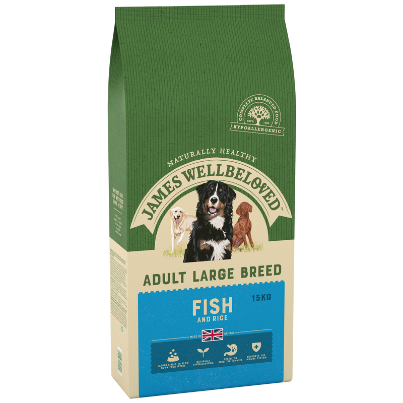 Adult Large Breed Dog Fish & Rice 15kg