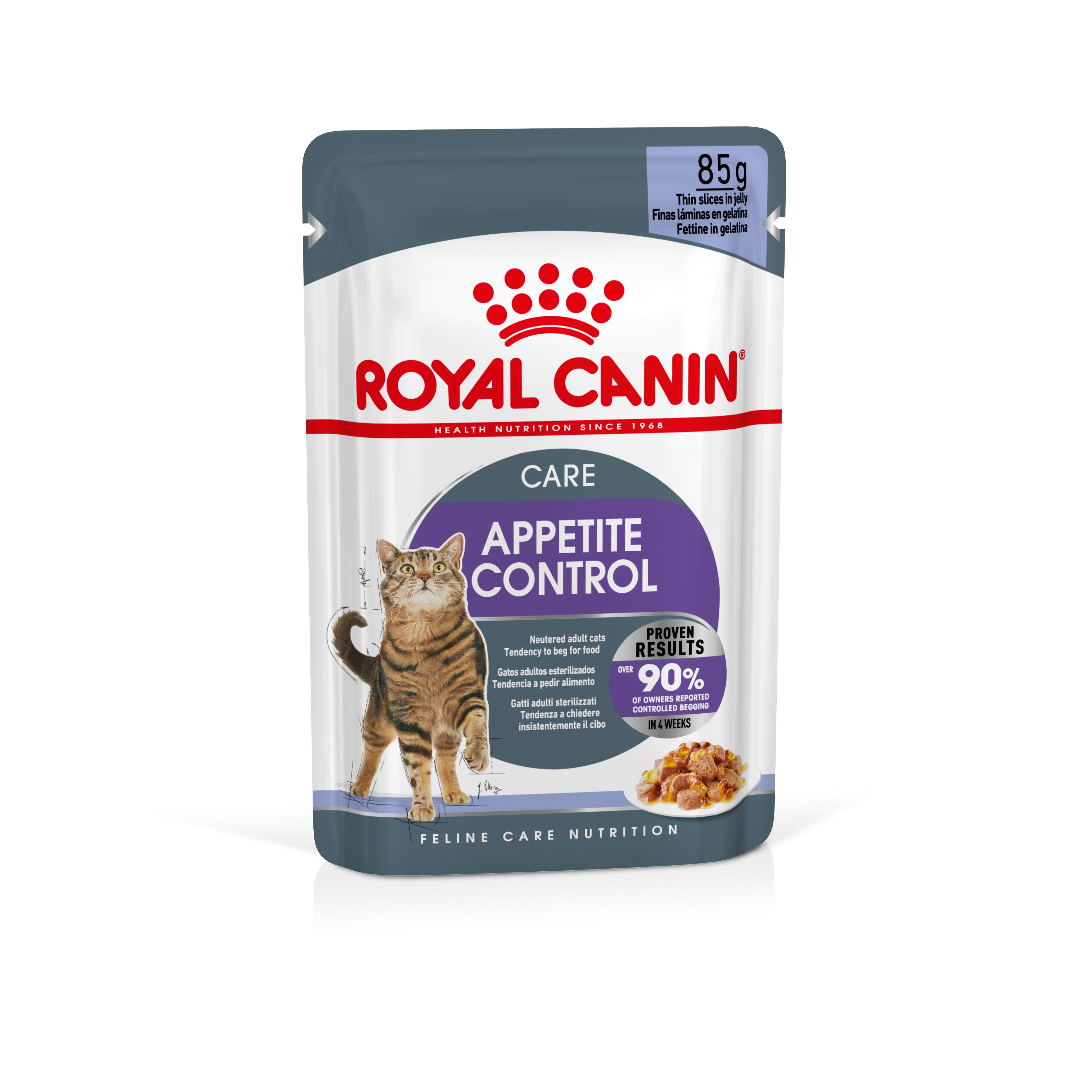 Royal Canin Appetite Control Care in Jelly Adult Wet Cat Food, 85g x 12 Pack
