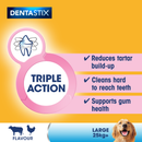 DentaStix Daily Dental Chews Large Dog 4 Sticks x 14 Pack