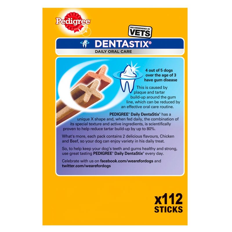 DentaStix Daily Dental Chews Medium Dog 112 Sticks